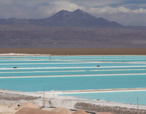 SQM's Salar de Atacama lithium operation. Credit: SQM