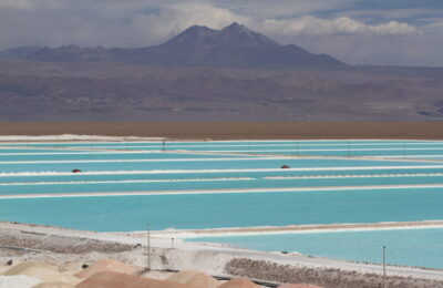 SQM's Salar de Atacama lithium operation. Credit: SQM