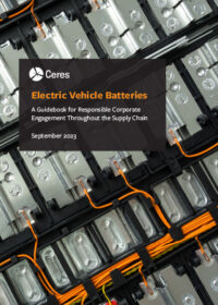 Cover of Electric Vehicle Batteries report