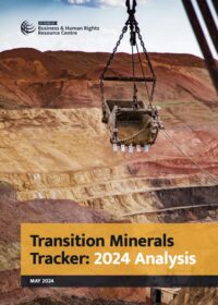 Transition Minerals Tracker 2024 cover