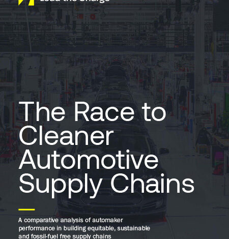 Cover of The Race to Cleaner Automotive Supply Chains