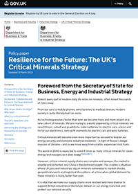 UK Critical Minerals Strategy thumbnail
