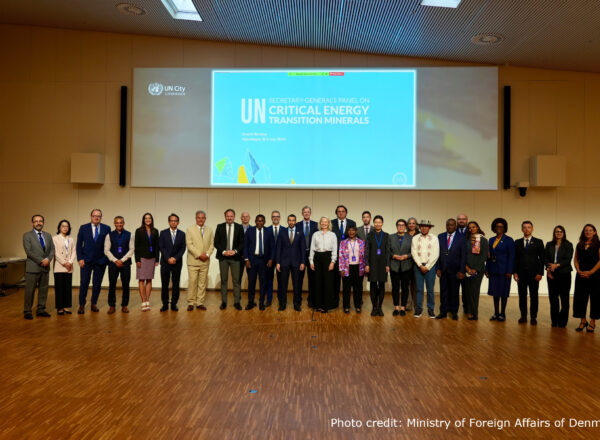 UN Secretary General's Critical Energy Transition Minerals Panel in Copenhagen