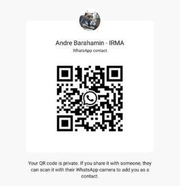 Gunakan code berikut untuk menyampaikan keluhan anda kepada IRMA melalui WhatsApp