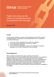 Chain of Custody Consultation Report cover