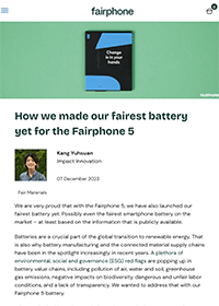 Fairphone 5 battery article thumbnail