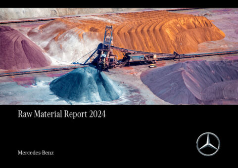 Mercedes-Benz cover of Raw Material Report 2024