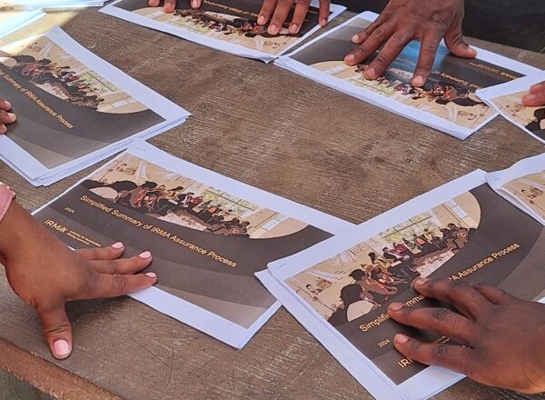 Hands together at the Mototolo workshop