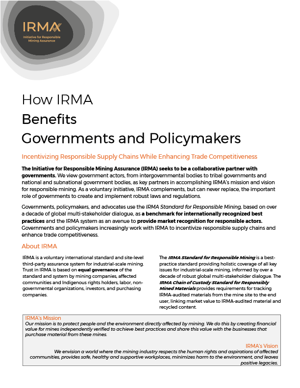 The Case for IRMA_Governments and Policymakers thumbnail