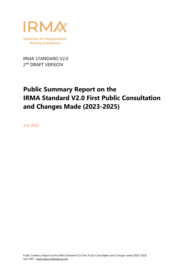 Cover of the Report on the 2023-2024 1st Public Consultation