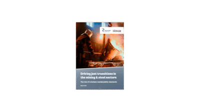 ResponsibleSteel Just Transition report cover