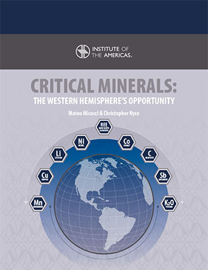 Institute of the Americas Critical Minerals cover