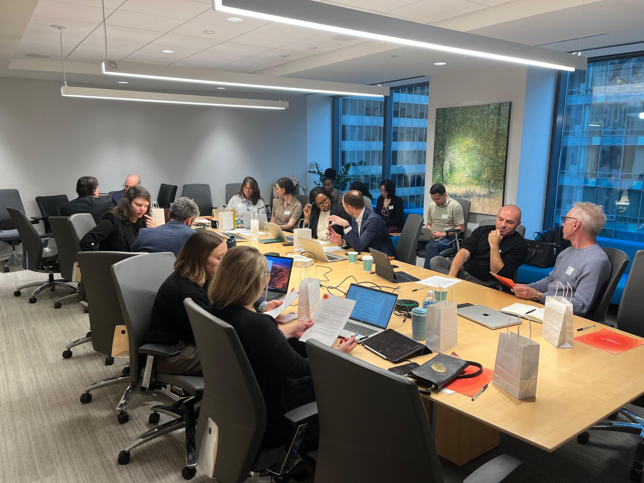 IRMA Secretariat and board at work